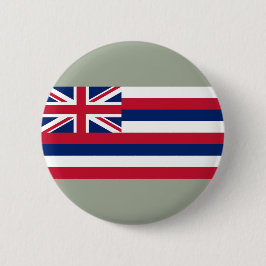 Flagge Hawaiis (US-Staat) Button