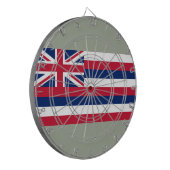 Flagge Hawaiis (US-Staat) Dartscheibe (Vorderseite Links)