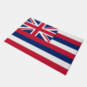 Flagge Hawaiis (US-Staat) Fußmatte (Schrägansicht)
