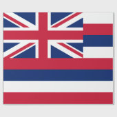Flagge Hawaiis (US-Staat) Geschenkpapier (Flach)