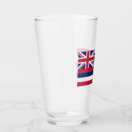 Flagge Hawaiis (US-Staat) Glas (Rechts)