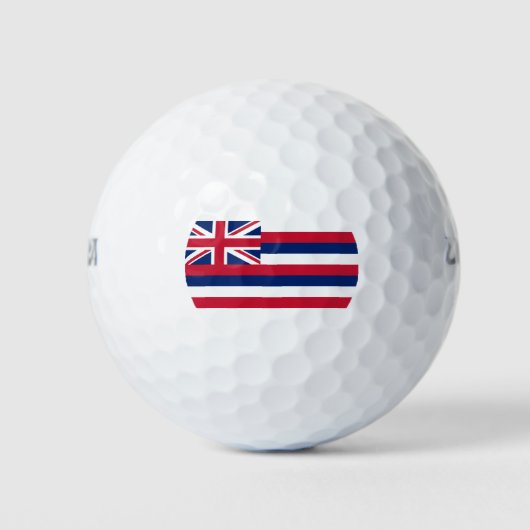 Flagge Hawaiis (US-Staat) Golfball (Vorderseite)