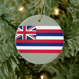 Flagge Hawaiis (US-Staat) Keramik Ornament