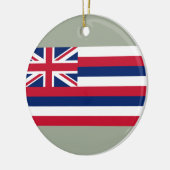Flagge Hawaiis (US-Staat) Keramik Ornament (Links)
