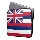 Flagge Hawaiis (US-Staat) Laptopschutzhülle (Vorderseite Links)