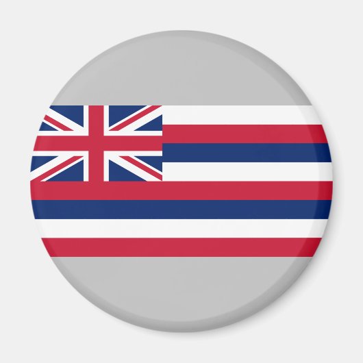 Flagge Hawaiis (US-Staat) Magnet (Vorne)