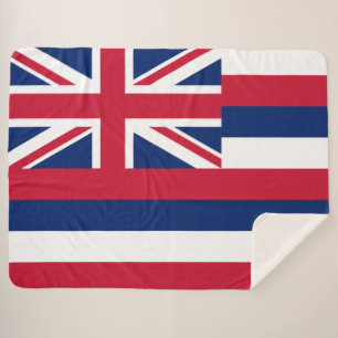 Flagge Hawaiis (US-Staat) Sherpadecke