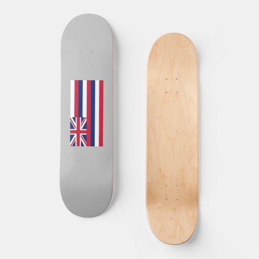 Flagge Hawaiis (US-Staat) Skateboard (Vorderseite)
