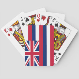 Flagge Hawaiis (US-Staat) Spielkarten