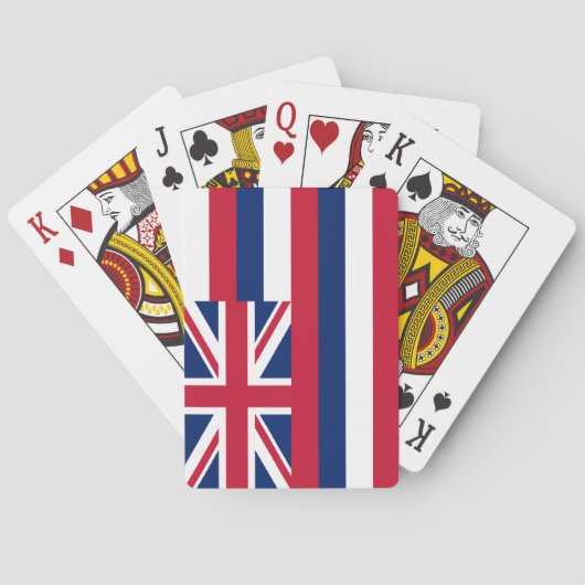 Flagge Hawaiis (US-Staat) Spielkarten (Rückseite)
