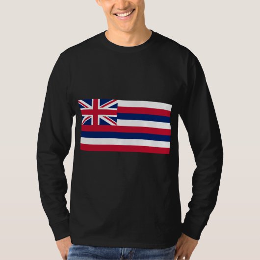 Flagge Hawaiis (US-Staat) T-Shirt (Vorderseite)
