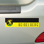 Flagge Heidelbergs - DEUTSCHLAND Autoaufkleber (Auf Auto)