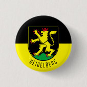 Flagge Heidelbergs - DEUTSCHLAND Button (Vorderseite)