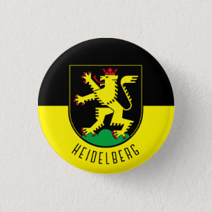 Flagge Heidelbergs - DEUTSCHLAND Button