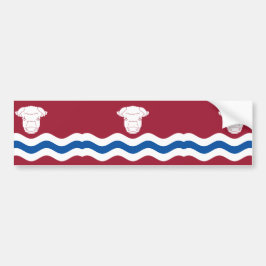 Flagge Herefordshire (Landkreis des Vereinigten Kö Autoaufkleber