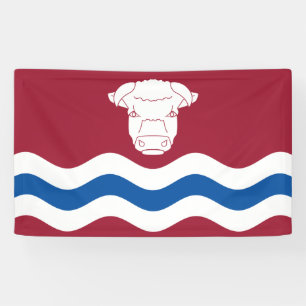 Flagge Herefordshire (Landkreis des Vereinigten Kö Banner