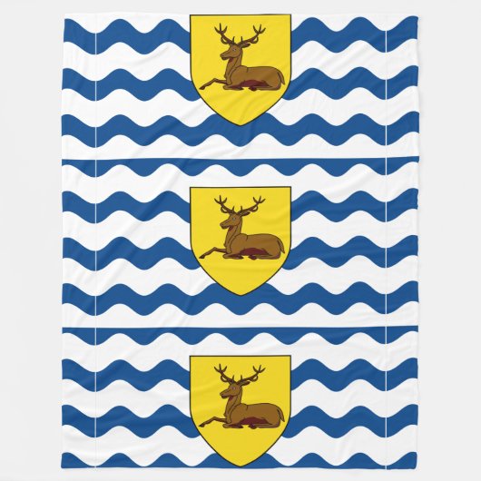 Flagge Hertfordshire Fleece Blanket (Vorderseite)