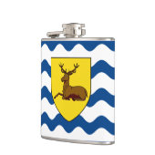 Flagge Hertfordshire Hip Flask Flachmann (Links)