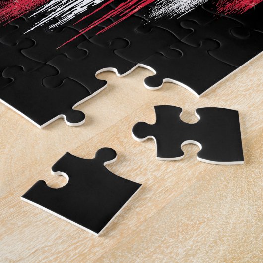 Flagge-Herz-Autismus-Bewusstsein Puzzle (Seite)