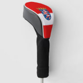 Flagge Hesse Golf Head Cover Headcover (angewinkelt)