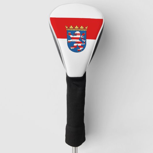 Flagge Hesse Golf Head Cover Headcover (Vorderseite)