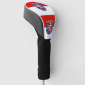 Flagge Hesse Golf Head Cover Headcover (angewinkelt)