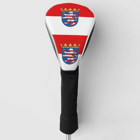 Flagge Hesse Golf Head Cover Headcover (Vorderseite)