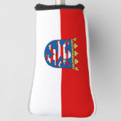 Flagge Hesse Golf Head Cover Headcover (Rotieren 90)