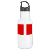 Flagge Hesse Wasserflasche (Rückseite)