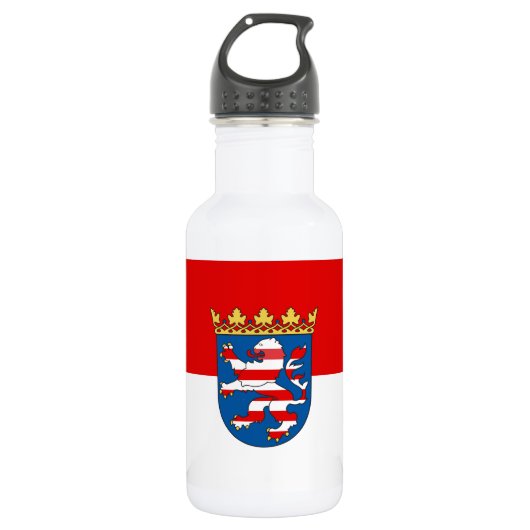 Flagge Hesse Wasserflasche (Vorderseite)