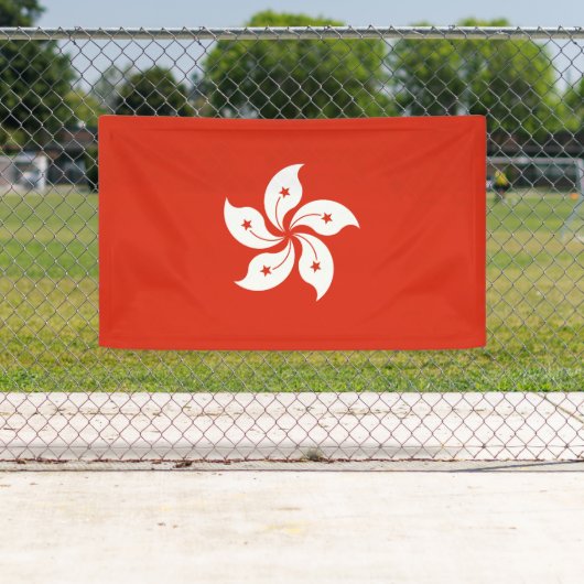 Flagge Hongkong Banner (Insitu)