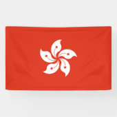 Flagge Hongkong Banner (Horizontal)