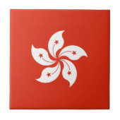 Flagge Hongkong Fliese (Vorderseite)