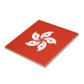 Flagge Hongkong Fliese (Seite)