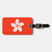 Flagge Hongkong Gepäckanhänger (Vorderseite horizontal)
