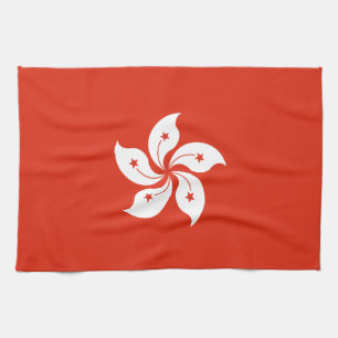 Flagge Hongkong Geschirrtuch
