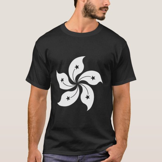 Flagge Hongkong Kongese Flaggen T-Shirt (Vorderseite)