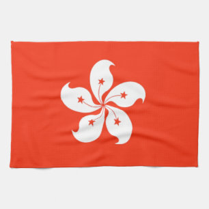 Flagge Hongkong Küchentuch
