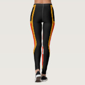 Flagge Hongkong Leggings (Rückseite)