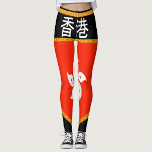 Flagge Hongkong Leggings