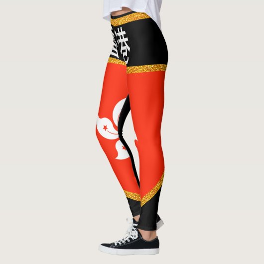 Flagge Hongkong Leggings (Links)
