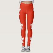 Flagge Hongkong Leggings (Vorderseite)