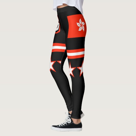 Flagge Hongkong Leggings (Links)