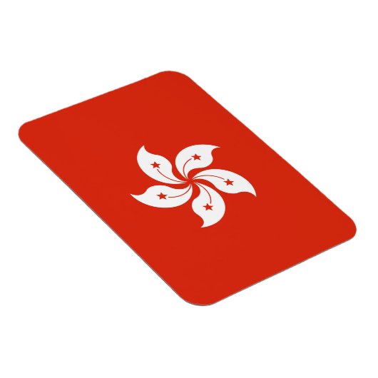 Flagge Hongkong Magnet (Rechte Seite)