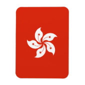 Flagge Hongkong Magnet (Vertikal)