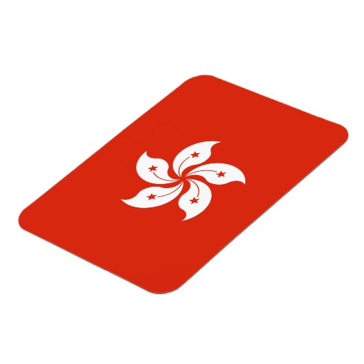 Flagge Hongkong Magnet (Linke Seite)