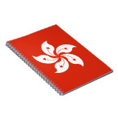 Flagge Hongkong Notizblock (Rechte Seite)