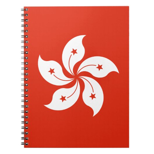 Flagge Hongkong Notizblock (Vorderseite)