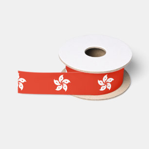 Flagge Hongkong Satinband