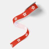 Flagge Hongkong Satinband (Rückseite)